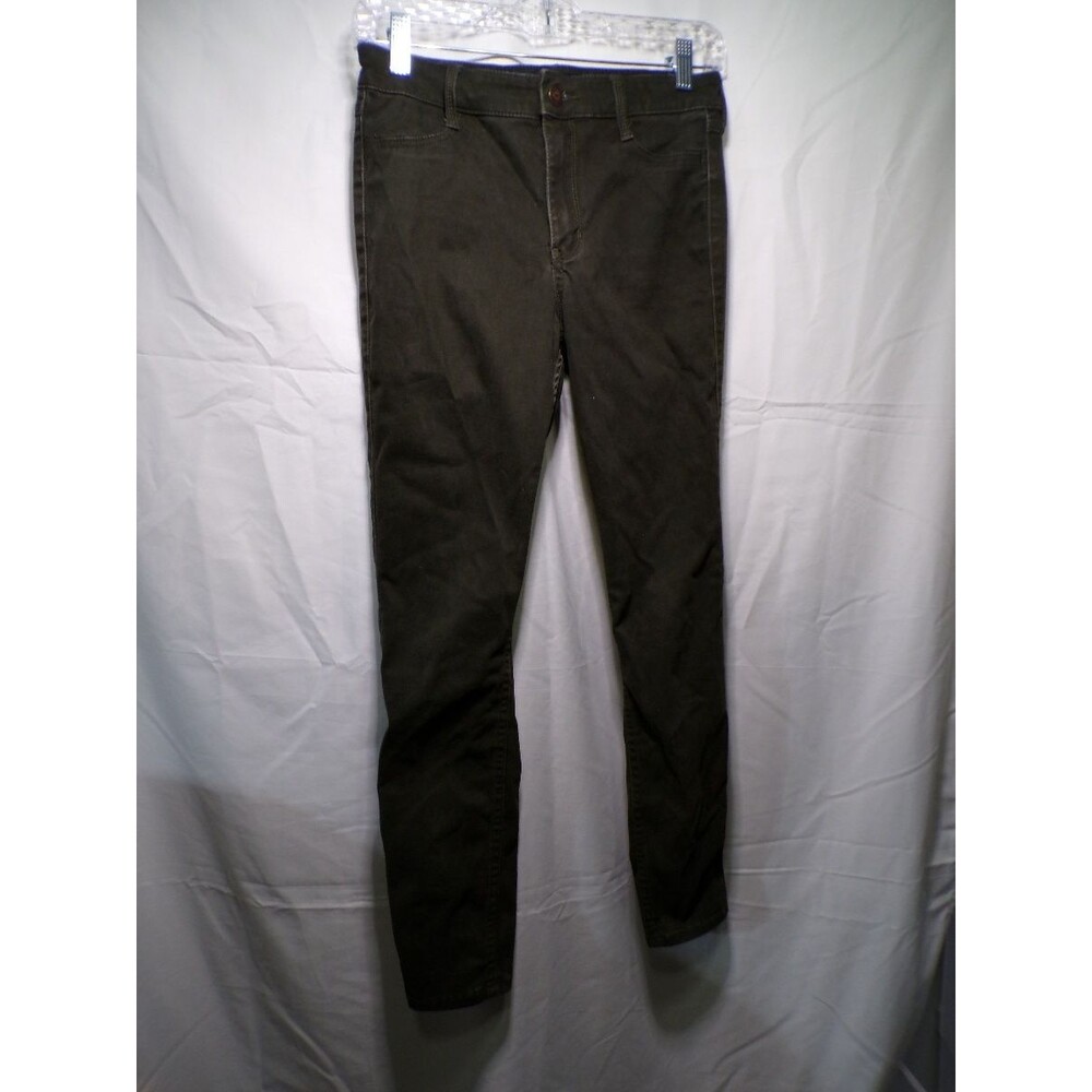 Hollister Women's High Rise Jean Legging W26 Olive Green Skinny